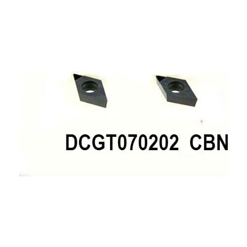 Free shipping 2PCS CBN Inserts DCGT070202 CBN Suitable For Lathe Tools Turning Tools SDJCR / SDQCR / SDNCN