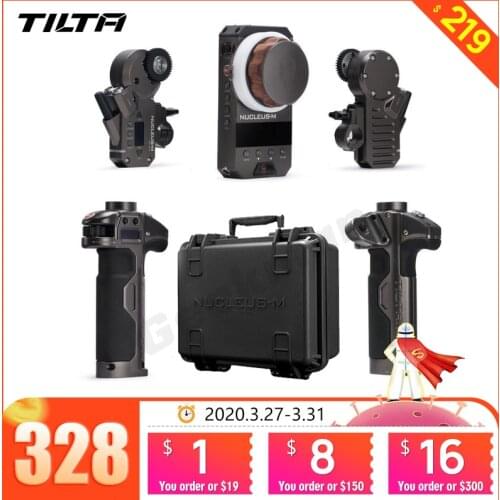 TILTA WLC-T03 Nucleus-M Wireless Follow Focus Lens Control System Nucleus M for 3-Axis Gimbal for Arri RED Tilta Max DJI RONIN S