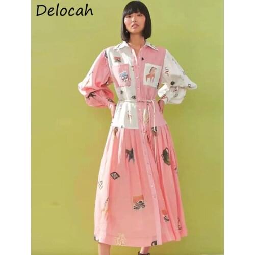 Женские стильные платья Delocah China At AliExpress