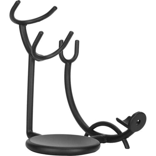 Shaving Brush Holder Holder Iron Alloy Black Household Bathroom Universal Men Desktop for Dry for Display