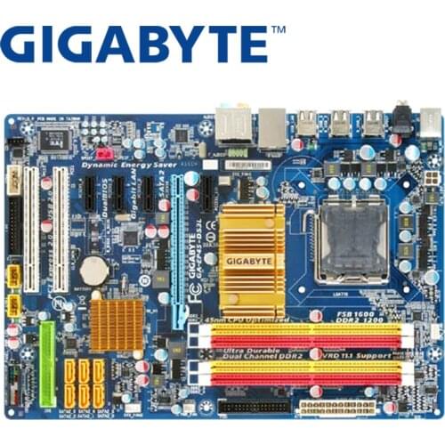 GIGABYTE GA-EP45-DS3L Desktop Motherboard P45 Socket LGA 775 For Core 2 Pentium D DDR2 16G DDR3 ATX Original Used P43-ES3G