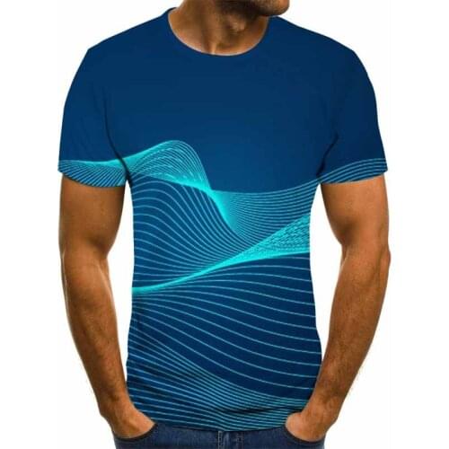 2020 summer new mens t-shirt 3D printed t-shirt trend wild casual O-neck male t-shirt fashion 3D printing T-shirt size 6XL
