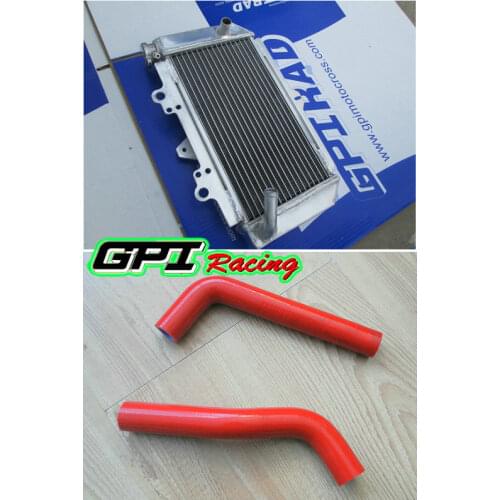 GPI FOR Yamaha YFZ450 YFZ 450 Radiator &RED hose 04 05 06 07 08 2004 2005 2006 2007