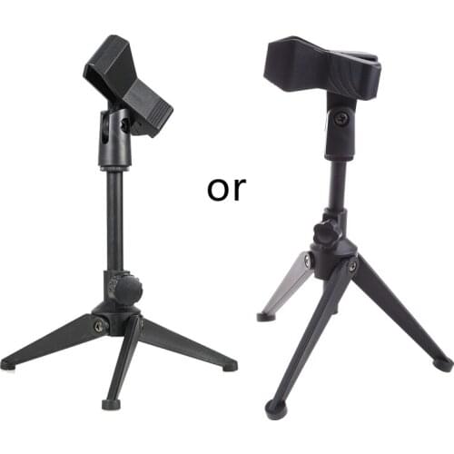 K92C Lightweight Mini Tripod Suitable for Micphone Phone Extended Tripod Clip Stand Holder Mic Clamp Bracket