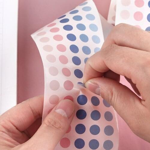 Journamm 60mm*3m Dot Morandi Washi Tapes Scrapbooking DIY Deco for Journal Creative Stationery Japanese Kawaii Masking Tapes