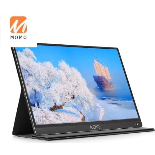 15.6" Portable Monitor IPS HDR 19201080 FHD Eye Care Screen USB C Gaming Monitor Dual Speaker Computer Display