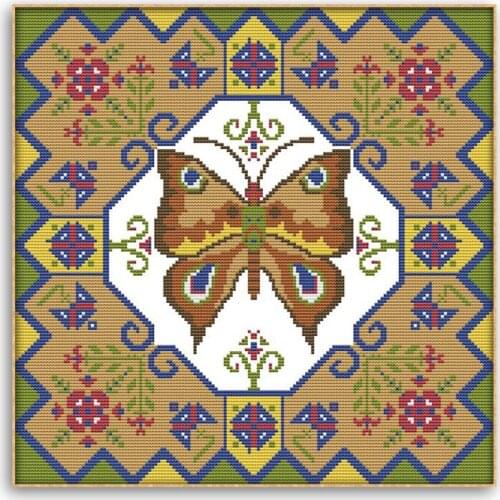 Cross Stitch Kit, 11CT 14CT Pattern Embroidery, Needlework, Hand Printing,Decorative Gift Kit,Cross Stitch Kit, Craft Kit Modern