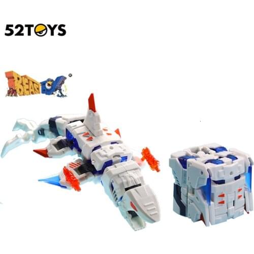 NEW Transformation 52TOYS Deformation Toy BB-17GW Beast Box Series Big White Shark Mecha Model Toys With Box