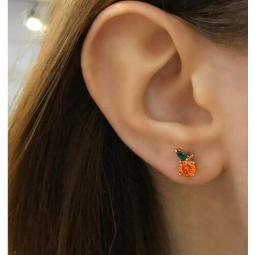 STELA FRUİT ORANGE EARRINGS
