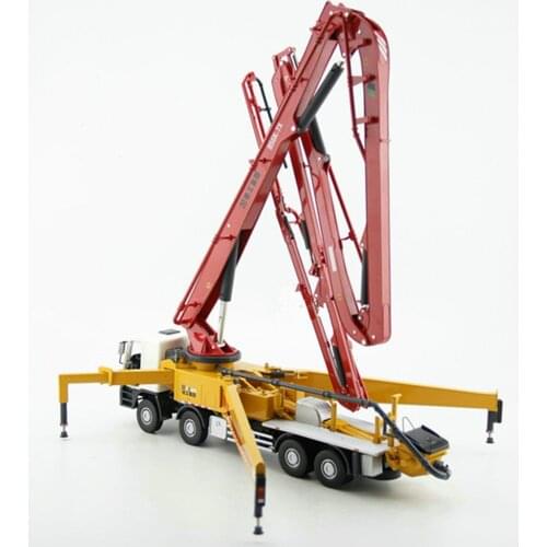 Original 1: 35 scale Model HB56K 56m Concrete Pump Truck models for gift, collection