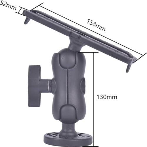 360 Degree Swivel Universal Marine Kayak Electronic Fish Finder Mount Fishfinder GPS Plate Rotating Boat Support