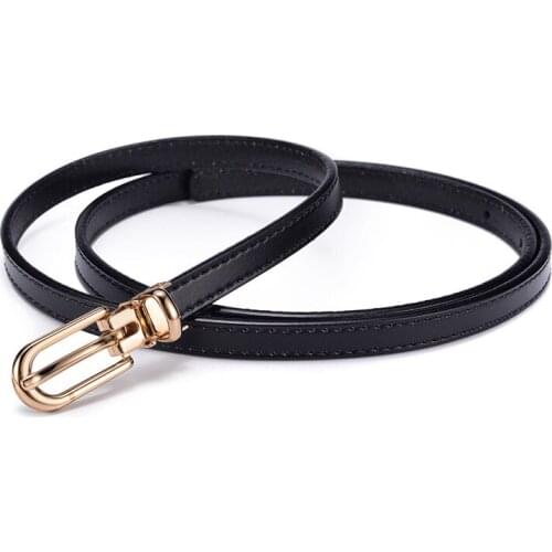 New Elegant Genuine Leather Belt Belts For Women dress Black Tan Plain Color BL330
