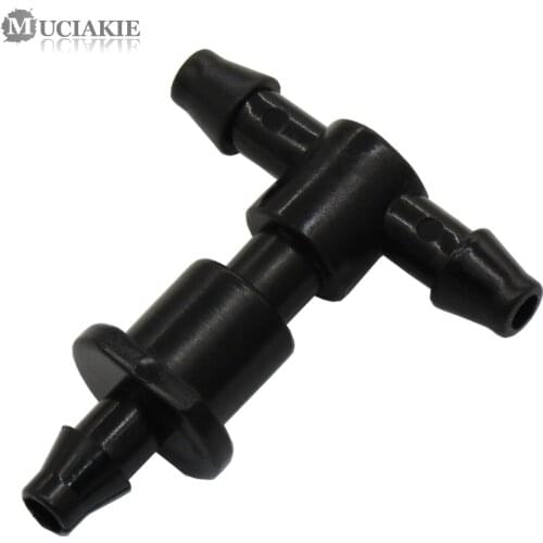MUCIAKIE 15PCS 1/4 Inch Hose Tee Connector Joint Removable 4/7 Tee Barb Water Splitter For 4mm/7mm Hose Garden Irrigation Tool