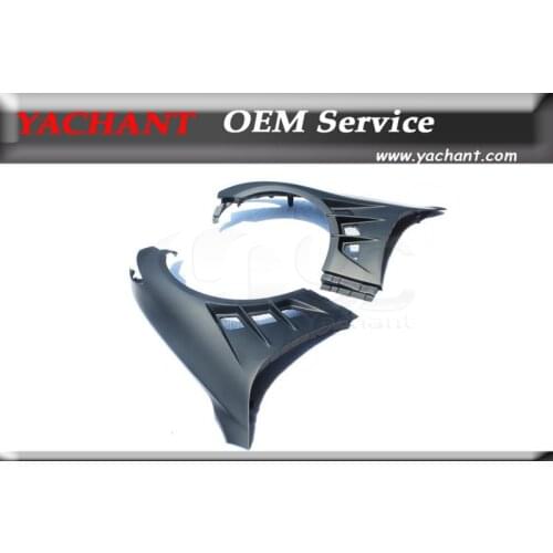 Car-Styling FRP Fiber Glass Front Fender Flare Body Kit Fit For 2008-2015 V36 G37 Q60 2D Coupe JP Style Front Fender