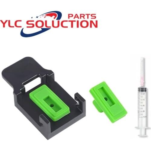 1Set Ink Refill Cartridge Clip Rubber Pads Syringe Tool Kit Clamp for HP 46 64 67 305 124 124XL 305XL 67XL 805XL 62XL 303XL