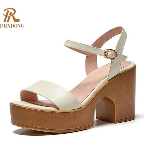 Women Sandals 2021 Wedges Platform Summer Shoes Ladies High Heels Brown Beige Fashion Dress Party Casual Female Footwear Size 39
