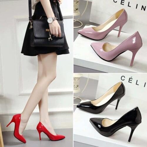 2021 New Fashion High Heels Female High Heels Classic White Red Ned Beige Sexy Prom Wedding Shoes Pumps Zapatos De Mujer