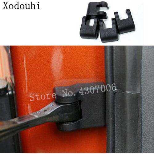 Car Rust Water Proof Door Lock Key Keys Plastic Buckle Limit Device Panel 4pcs For Skoda Karoq 2017 2018 2019 2020