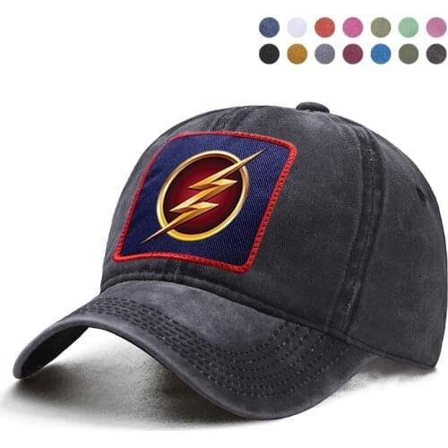 The Flash Allen Baseball Cap Dad Trucker Solid Hat Women Ponytail Berets Caps Boinas Bone Hats Casquette Snapback Hats Gorras