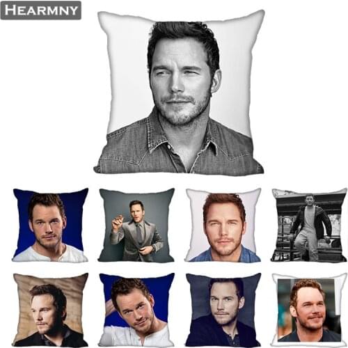 Chris Pratt Pillow Case For Home Decorative Pillows Cover Invisible Zippered Throw PillowCases 40X40,45X45cm