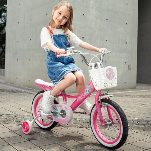 Artfunning Girls children bicycles, girls bicycles, princess bicycles, 14-16 inch childrens strollers free Shipping