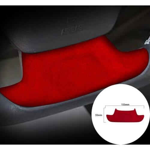 For Chevrolet Camaro 2016-2020 Alcantara Suede Wrap Car Steering Wheel Panel Strip Cover Trim Sticker Internal Accessories