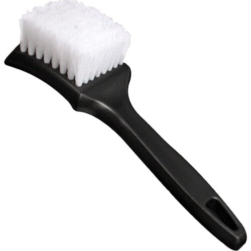 Durable Tire Cleaning Brush Arc Brush Used on Automobile Carpet Floor Mat Trunk Liner for Tires Floor Trunk Liner
