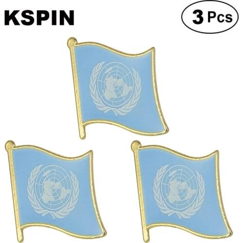 U .N Lapel Pin Brooches Pins Flag badge Brooch Badges