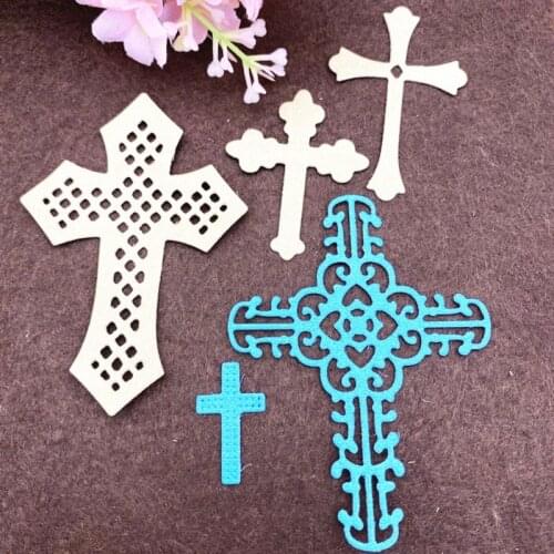 H55A Cross Metal Cutting Dies Stencil Scrapbooking DIY Album Stamp Paper Card Mold Embossing Decoration
