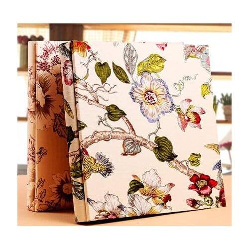 Cotton Jacquard 850pcs Photo Album Wedding Baby Memory Record DIY Large Capacity Album Photo Book for 5 6 7 8 10 Inch Pictures