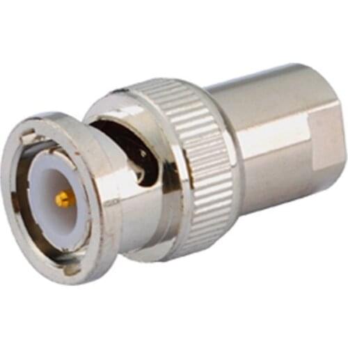 Cable connector BNC Male Plug to FME Male RF Coax Adapter Convertor Straight Nickelplated BNC Male to FME Male RF Adapter