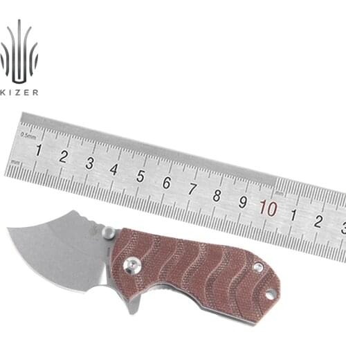 Kizer mini knife Flip Shank KI2521A2 1.9 inch folding blade knife 2020 new small edc knife