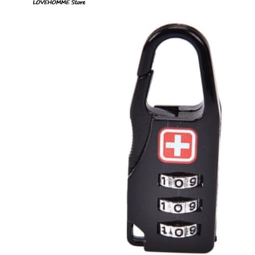Hot Sale 1PC 3 Digit Combination Password Luggage Code Lock Mini Suitcase Lock For Travel Accessories