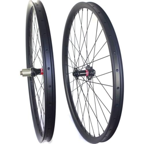 650B Mountain Bike Wheels Carbon Tubeless 35mm Width 25mm Depth Shimano 11S or Sram XD