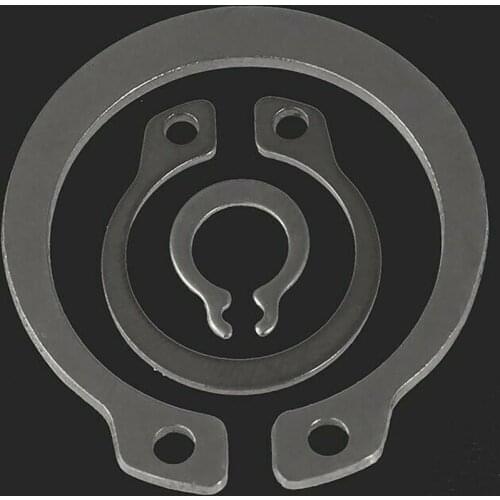M3-M75 Circlips For Shaft 304 Stainless Steel Shaft Retaining Snap Ring Bearing Retainer Circlip GB894 C-clip Washers