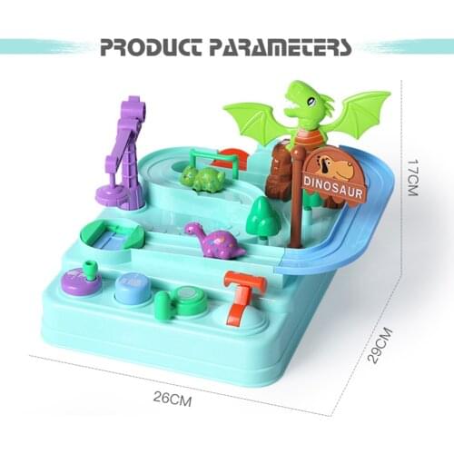 2020 New Dinosaur Car Track Educational Toys with Dinosuar Xmas Birthday Gifts for Kids