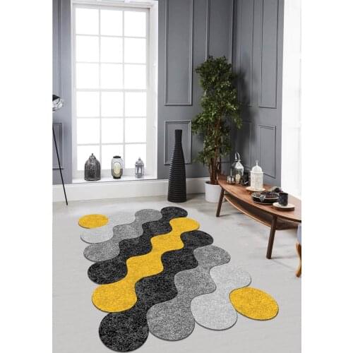 Non-slip Bottom Carpet Laser Cutting Vivid Colors Modern Comfort Stylish Decorative Home Quality