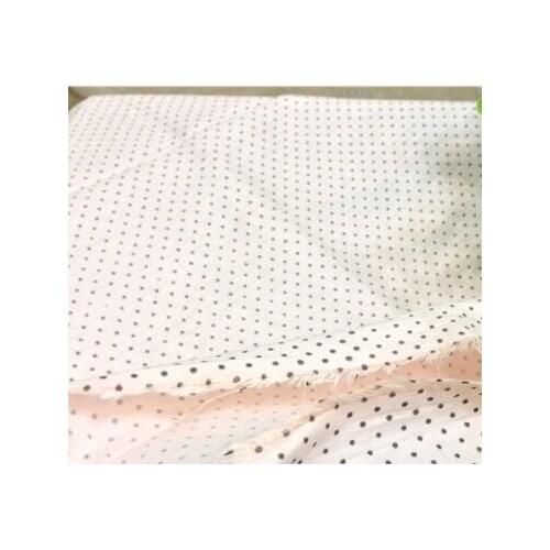 Beauty SKIN beige Quilting Bedding Patchwork POLKA DOT Baby Fabric cotton Textile kids 100% cotton fabric free shipping