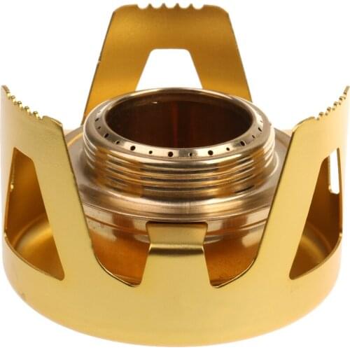 Alcohol Stove for Camping Hiking Backpacking - Spirit Burner | Camp Stove with Pot Holder Rack Outdoors