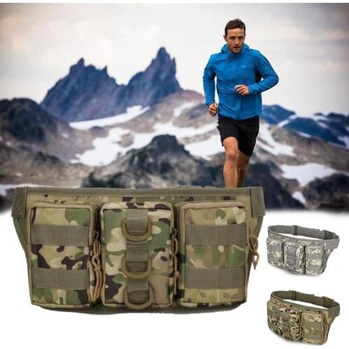 Tactical Molle Military Men Waist Bag Waterproof Outdoor Sports Hiking Hunting Riding Army Pouch Bags Climbing Belt Bag