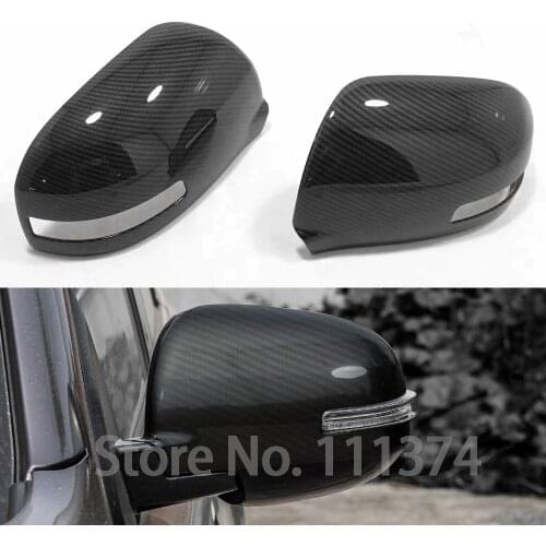 Carbon Chrome For Mitsubishi Outlander 3 2013-2018 Rear View Rearview Side Mirror Cover Trim Decoration Accessories