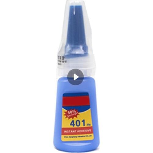 401 Super Glue Multi-Purpose For DIY Craft PVC Glue Household Goods Instant Adhesive Bottle For Home Accessories Office Supplies