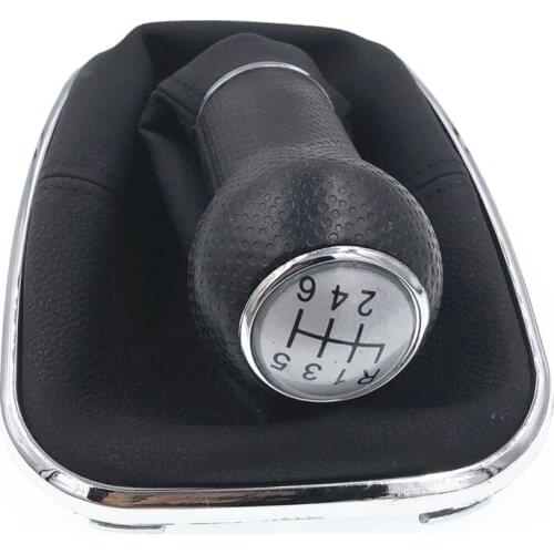 High Quality 6 Speed Car Gear Shift Knob Lever Shifter Gaitor Boot For VW 1999-2004 Golf 4 IV MK4 GTI R32 For Bora Jetta MT