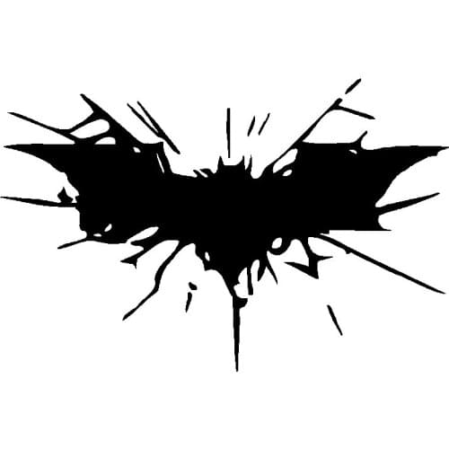 16cm*10cm Funny Bats Wrapped In Spider Webs Car Stickers Pvc High Quality Auto Bumper Decals Pattern Windshield Decoration