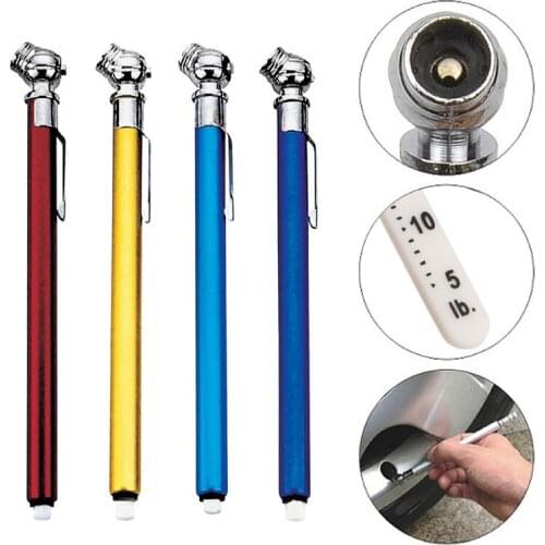 5-50LBS Auto Vehicle Car Motor Tyre Tire Air Pressure Test Meter Gauge Pen Hot