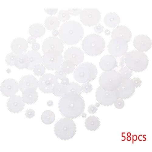 58 styles Plastic Gears Cog Wheels All The Module 0.5 Robot Parts DIY Accessory