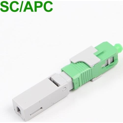 Free Shipping Fiber Optic Quick Connector FTTH 2308 SC APC Single-Mode Fiber Optic New Model Optic Fast Connector