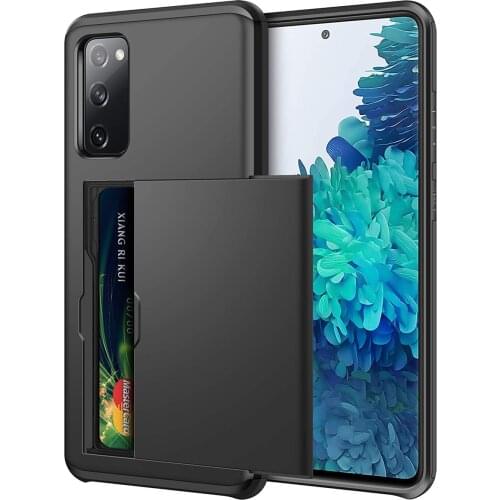 Wallet Case Card For Samsung Galaxy S20 FE Case Slot Holder Dual Layer Cover For samsung Galaxy s20 FE Fan Edition 5G s20FE G780