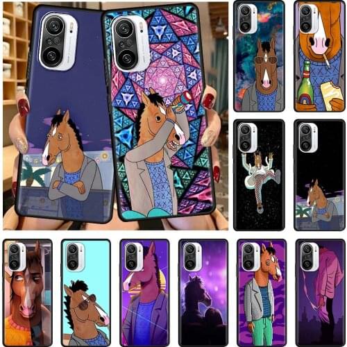 BoJack Cute Horseman Cover For Xiaomi Redmi Note 9S 9 10 8T 8 7 9C 9A 8A 7A K40 Pro Plus Luxury Soft Back Mobile Phone Capas