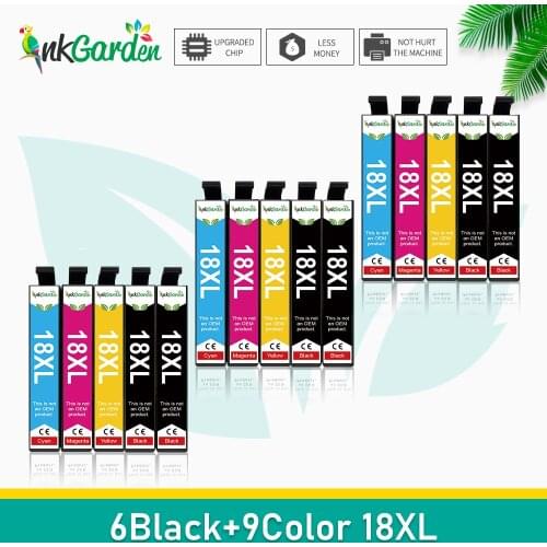 Ink Cartridges For Compatible EPSON 18XL T1811 T1814 For Epson XP-412 XP-215 XP-315 XP-415 XP-212 XP-33 XP-225 XP-322 Printer
